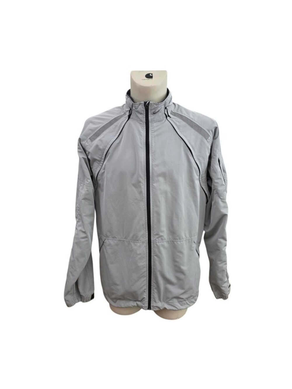 Vintage Y2K Nike Convertible 2 in 1 Jacket Vest Clima-Fit Gray XL